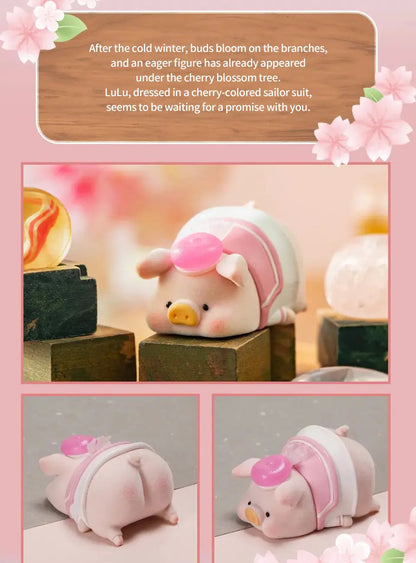 LULU THE PIGGY IN BLOOM SAKURA2 - Mô hình Blind Box Art Toy - 52TOYS