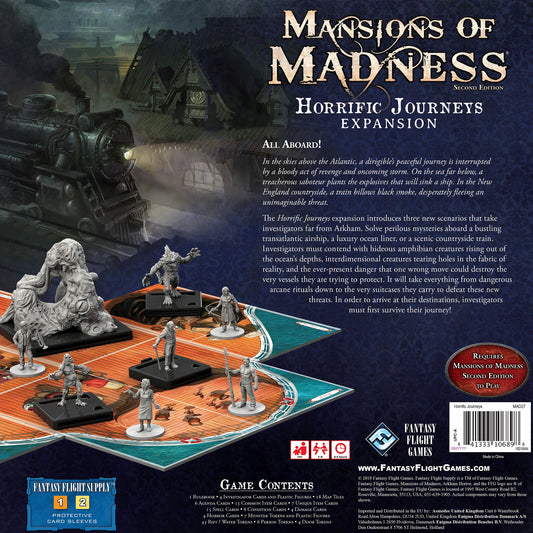 Mansions of Madness: Horrific Journeys Expansion - Board Game Chiến Thuật Kinh Dị - Fantasy Flight Games
