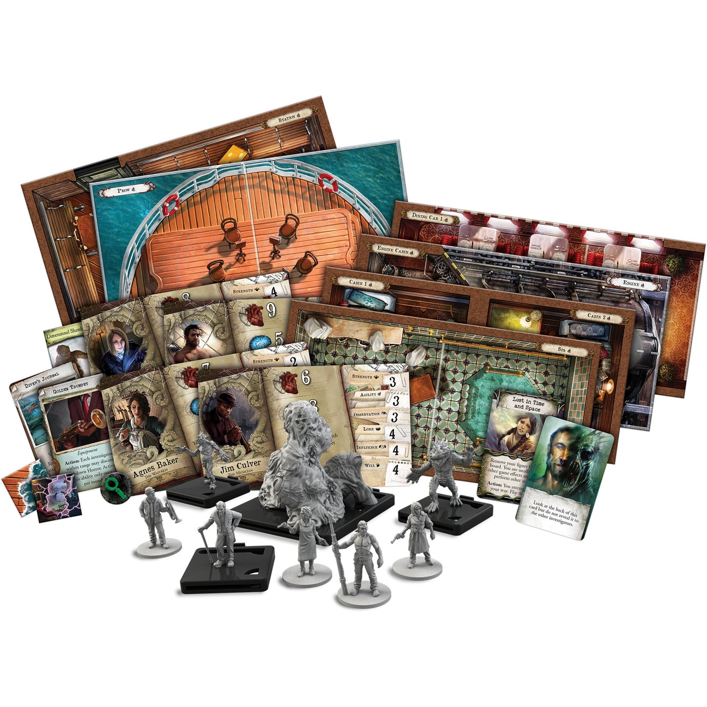 Mansions of Madness: Horrific Journeys Expansion - Board Game Chiến Thuật Kinh Dị - Fantasy Flight Games