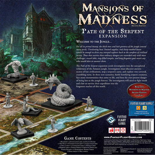Mansions of Madness: Path of the Serpent Expansion - Bản Mở Rộng Board Game Nhập Vai - Fantasy Flight Games