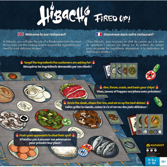 Hibachi: Fired Up! Board Game - Trò Chơi Nấu Ăn Khéo Léo - Matagot