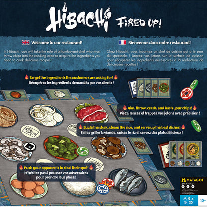 Hibachi: Fired Up! Board Game - Trò Chơi Nấu Ăn Khéo Léo - Matagot