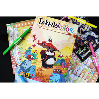 Takenokolor Board Game - Trò Chơi Gia Đình Tô Màu Sáng Tạo - Matagot
