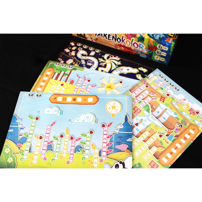 Takenokolor Board Game - Trò Chơi Gia Đình Tô Màu Sáng Tạo - Matagot