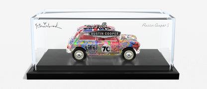 Matchbox x Mr Brainwash 1964 Austin Mini Cooper S Mô Hình Xe Die-cast Nghệ Thuật Matchbox Matchbox - ảnh 5 - Mô hình xe dieca