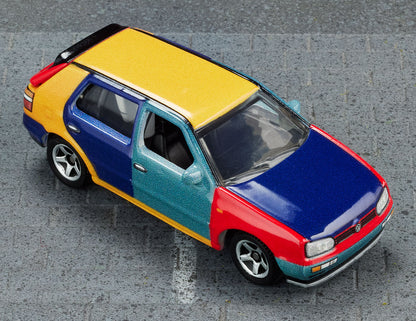 Matchbox 1995 Volkswagen Golf Harlequin - Mô Hình Xe Ô Tô Sưu Tầm Tỉ Lệ 1:64 Matchbox Collectors