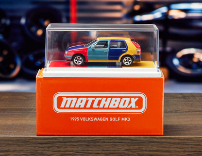 Matchbox 1995 Volkswagen Golf Harlequin - Mô Hình Xe Ô Tô Sưu Tầm Tỉ Lệ 1:64 Matchbox Collectors