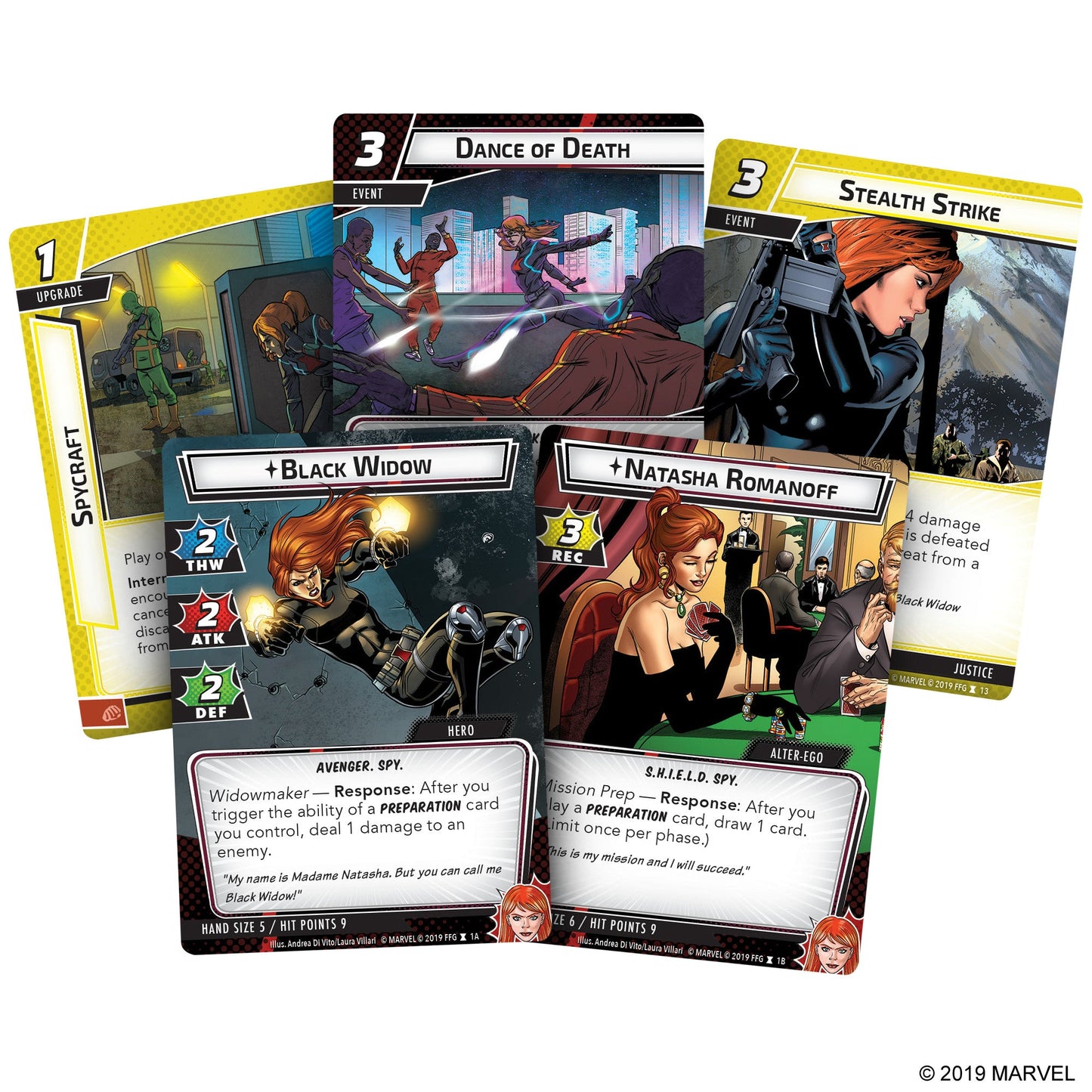 Marvel Champions TCG Black Widow Hero Pack - Bộ Mở Rộng Board Game Thẻ Bài - Fantasy Flight Games - Góc nhìn khác 3
