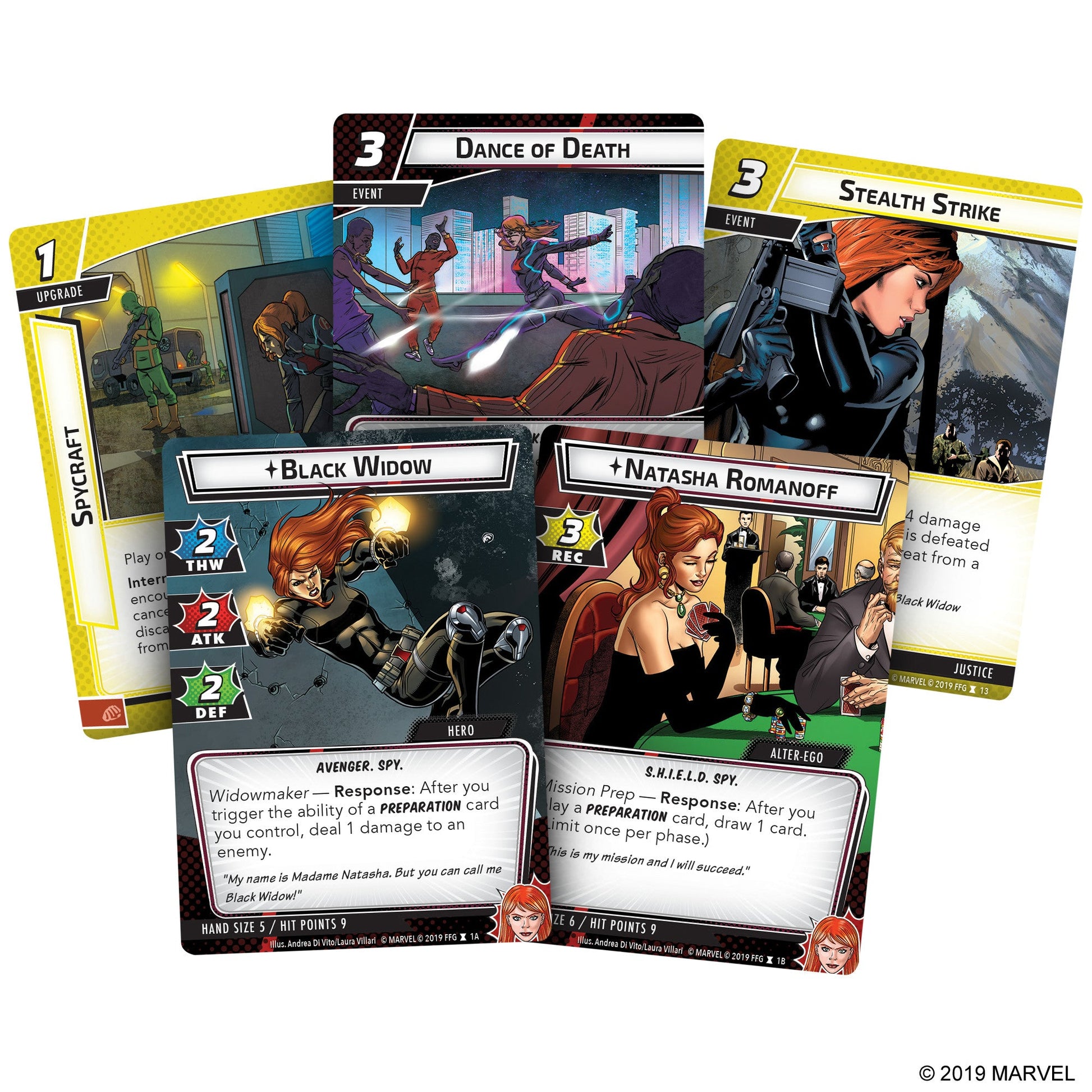 Marvel Champions TCG Black Widow Hero Pack - Bộ Mở Rộng Board Game Thẻ Bài - Fantasy Flight Games - Góc nhìn khác 3