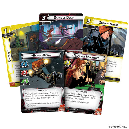 Marvel Champions TCG Black Widow Hero Pack - Bộ Mở Rộng Board Game Thẻ Bài - Fantasy Flight Games - Góc nhìn khác 3