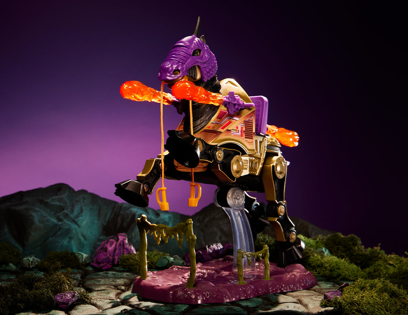 Masters of the Universe Origins Night Stalker Vehicle Mô Hình Chiến Mã Bọc Giáp Mattel HTM99 Mattel - ảnh 2 - Action Figure V