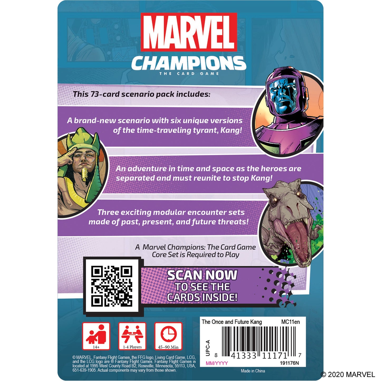 Marvel Champions TCG The Once and Future Kang Scenario Pack - Bộ Mở Rộng Thẻ Bài - Fantasy Flight Games - Hình ảnh chi tiết 2