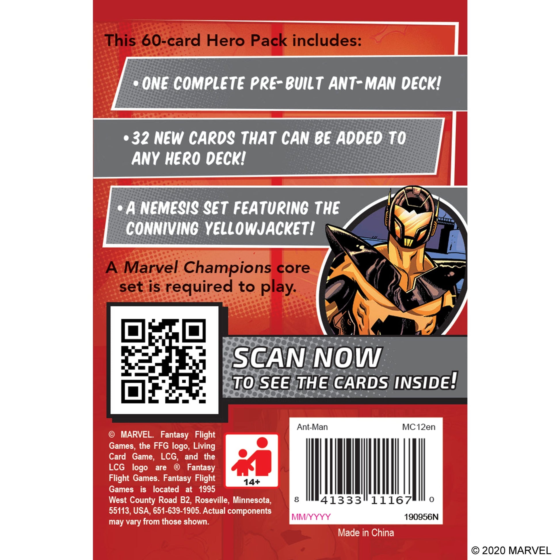 Marvel Champions TCG Ant-Man Hero Pack - Board Game Thẻ Bài Mở Rộng - Fantasy Flight Games - Hình ảnh chi tiết 2