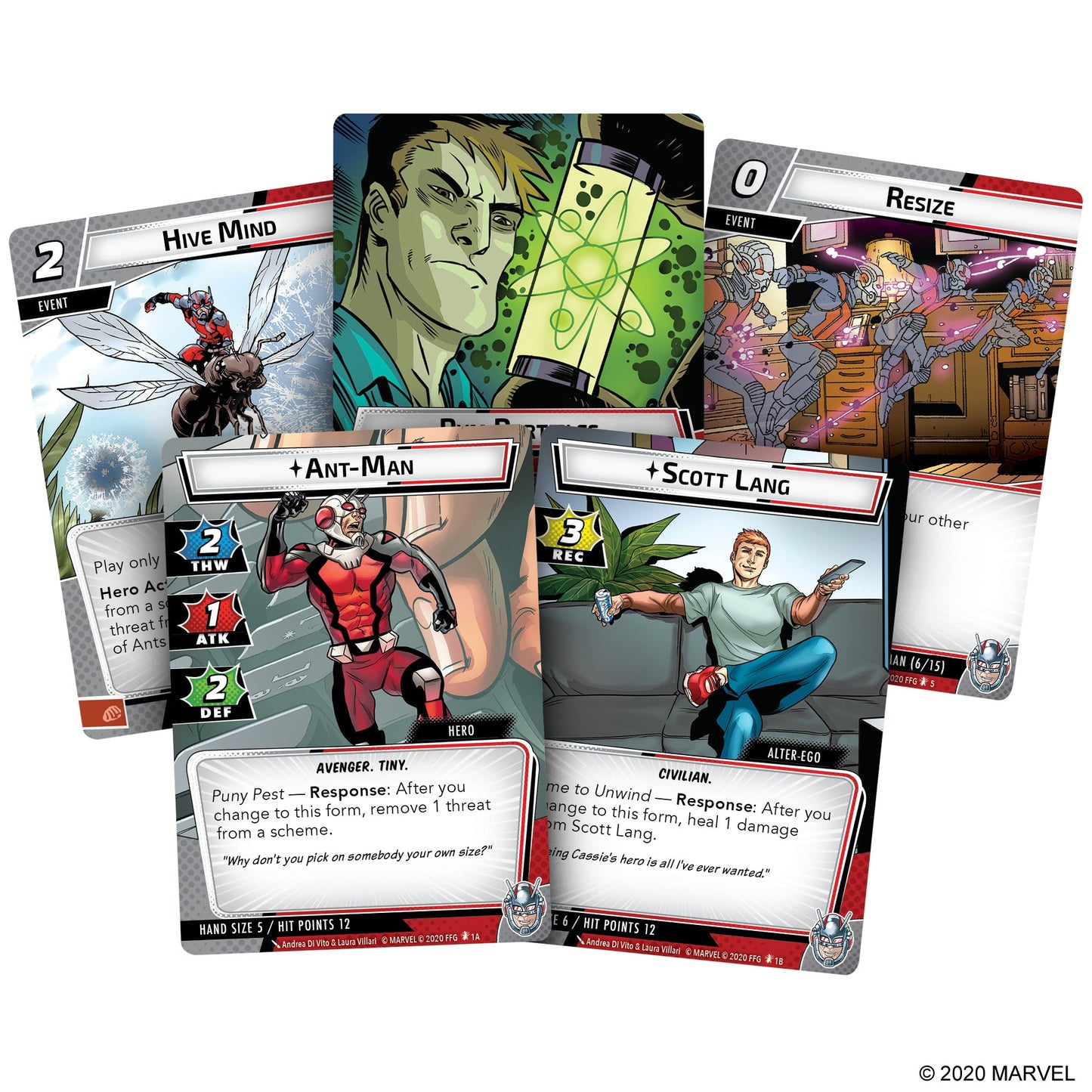 Marvel Champions TCG Ant-Man Hero Pack - Board Game Thẻ Bài Mở Rộng - Fantasy Flight Games - Góc nhìn khác 3