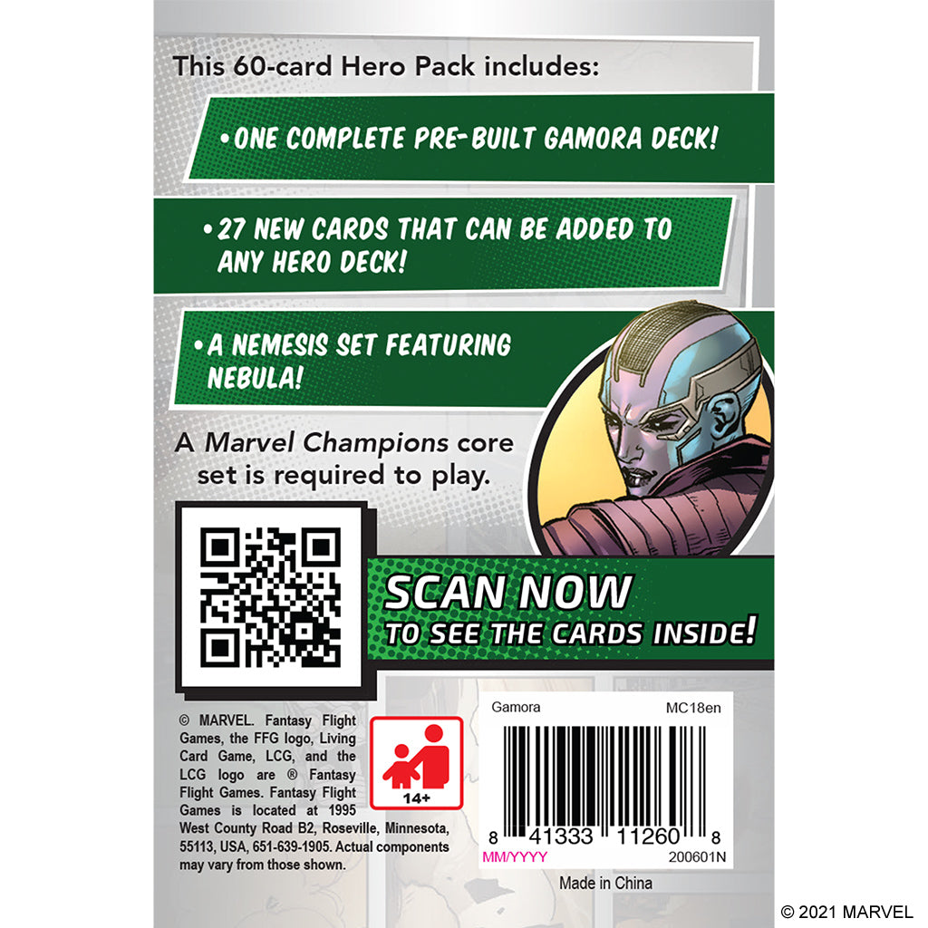 Marvel Champions TCG Gamora Hero Pack - Board Game Thẻ Bài Mở Rộng - Fantasy Flight Games - Hình ảnh chi tiết 2