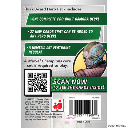 Marvel Champions TCG Gamora Hero Pack - Board Game Thẻ Bài Mở Rộng - Fantasy Flight Games - Hình ảnh chi tiết 2