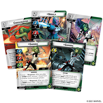 Marvel Champions TCG Gamora Hero Pack - Board Game Thẻ Bài Mở Rộng - Fantasy Flight Games - Góc nhìn khác 3