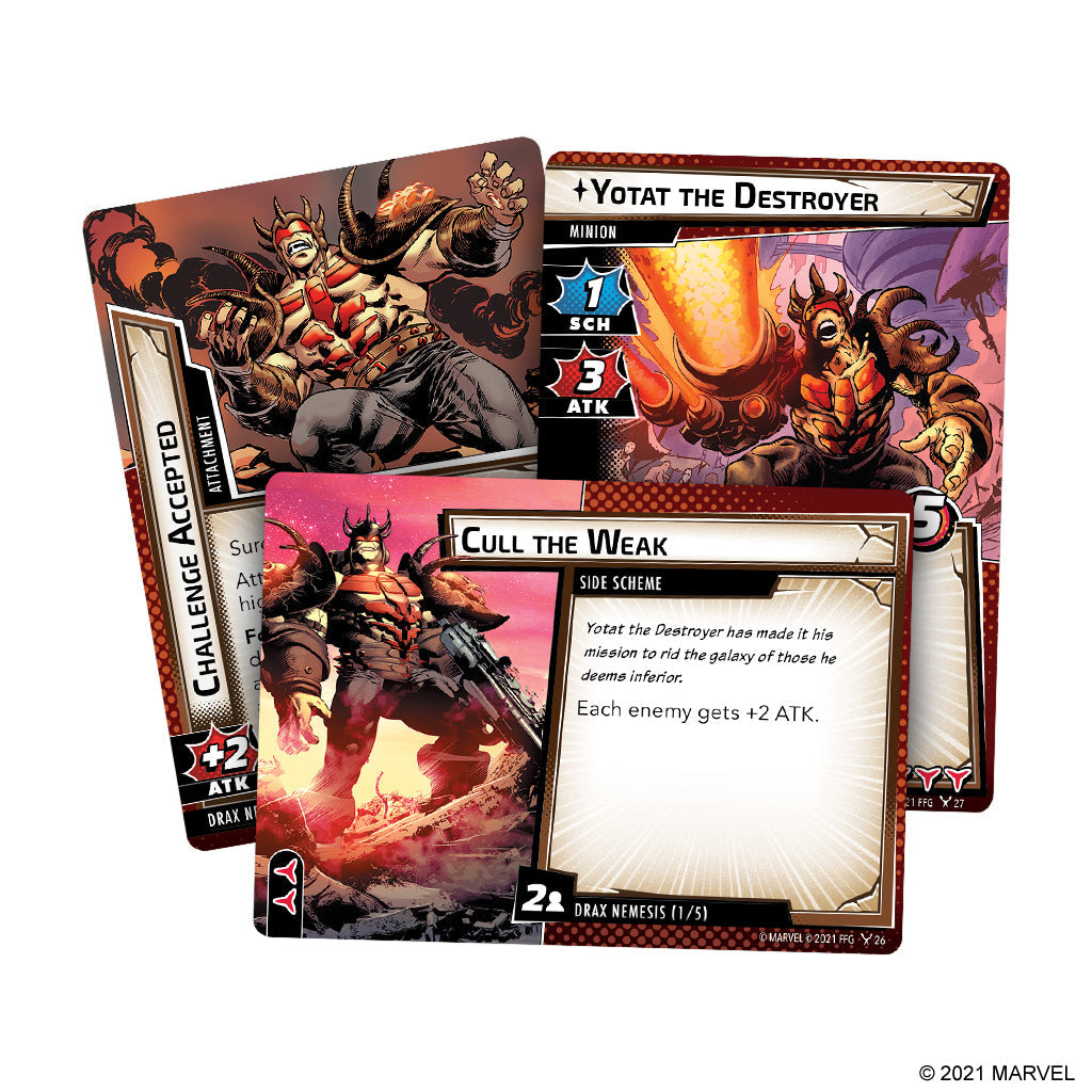 Marvel Champions TCG Drax Hero Pack - Mở Rộng Board Game Thẻ Bài - Fantasy Flight Games - Hình ảnh bổ sung 4