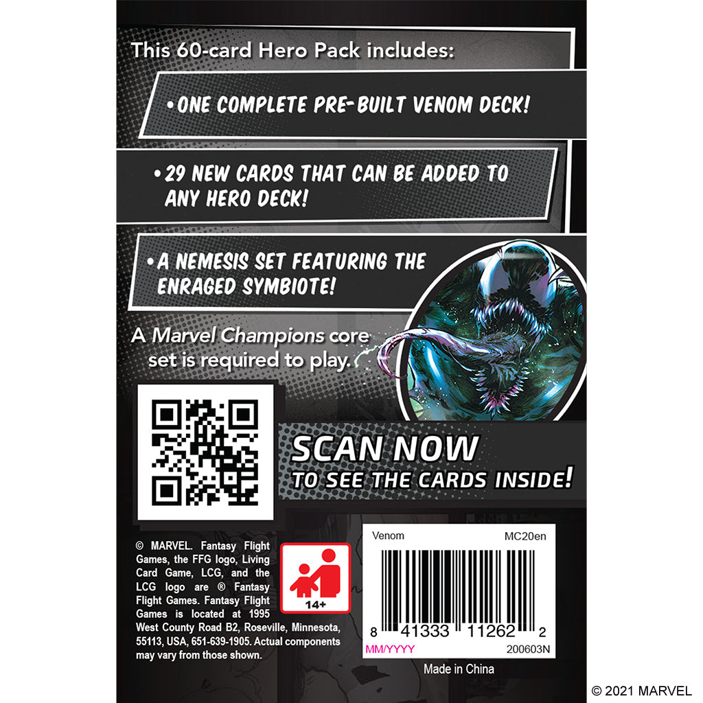 Marvel Champions TCG Venom Hero Pack - Bộ Mở Rộng Board Game - Fantasy Flight Games - Hình ảnh chi tiết 2