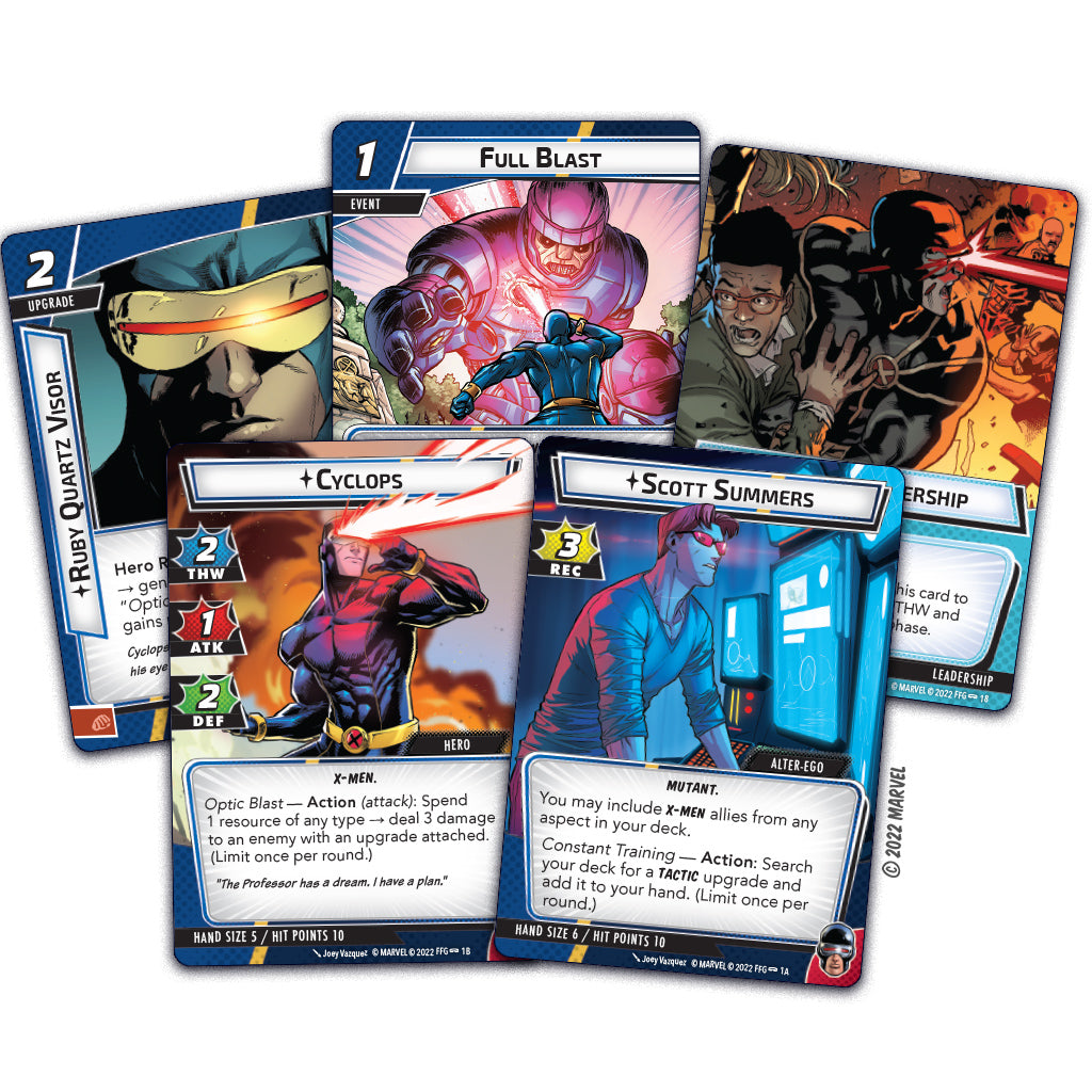 Marvel Champions TCG Cyclops Hero Pack - Board Game Thẻ Bài - Fantasy Flight Games - Hình ảnh chi tiết 2