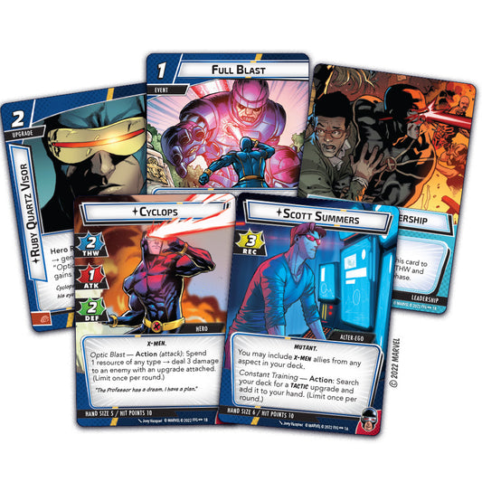 Marvel Champions TCG Cyclops Hero Pack - Board Game Thẻ Bài - Fantasy Flight Games - Hình ảnh chi tiết 2