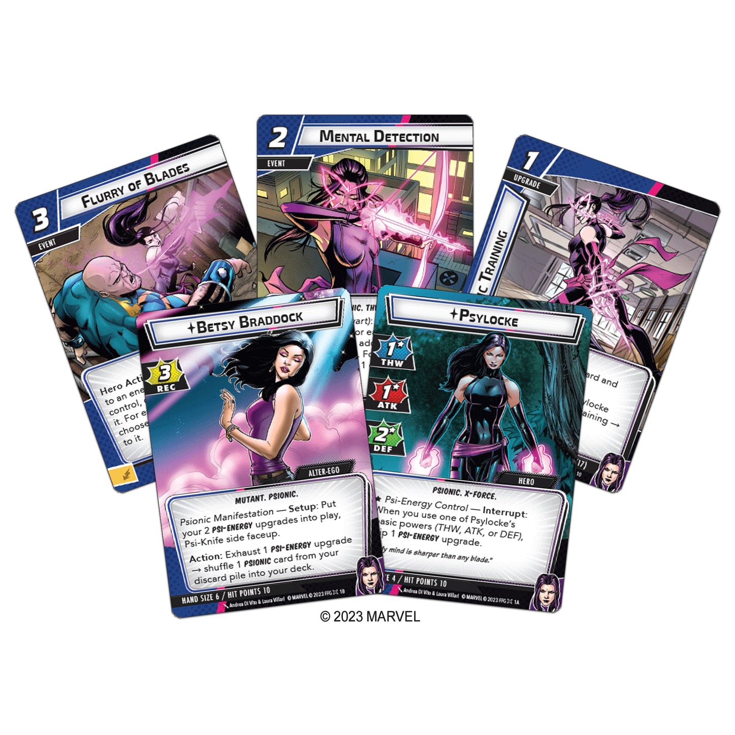 Marvel Champions: The Card Game - Psylocke Hero Pack - Bộ Mở Rộng Board Game Thẻ Bài Chiến Thuật - Fantasy Flight Games - Hình ảnh chi tiết 2