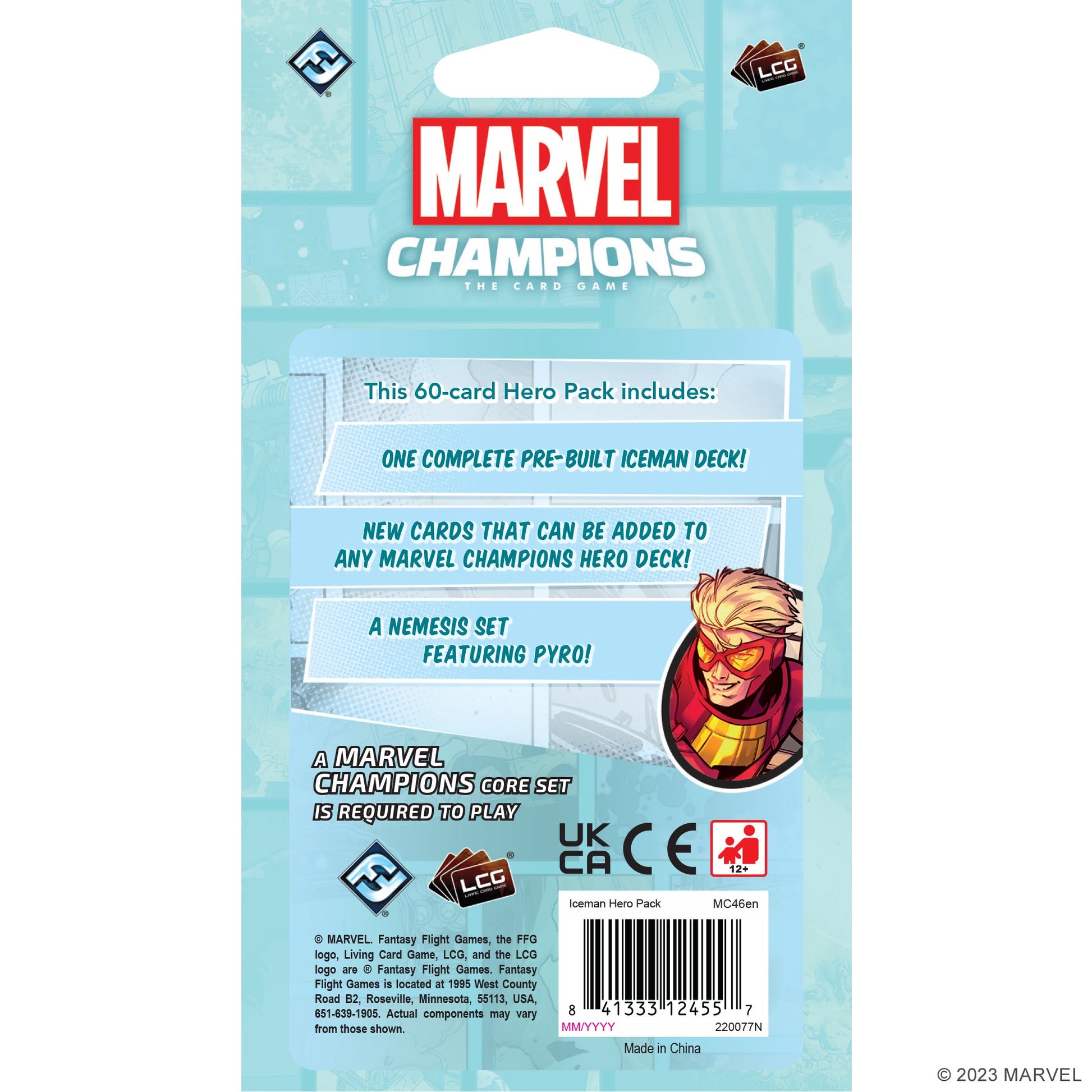 Marvel Champions: The Card Game - Iceman Hero Pack - Bộ Mở Rộng Thẻ Bài Siêu Anh Hùng - Fantasy Flight Games - Hình ảnh chi tiết 2