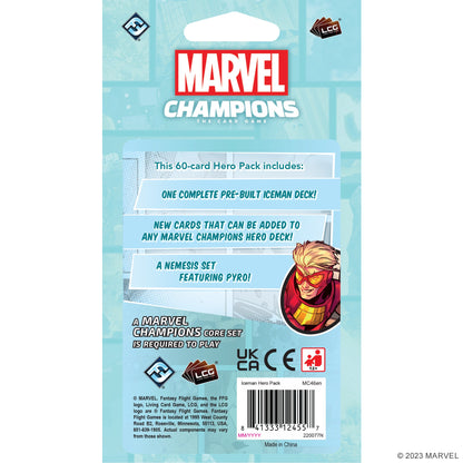 Marvel Champions: The Card Game - Iceman Hero Pack - Bộ Mở Rộng Thẻ Bài Siêu Anh Hùng - Fantasy Flight Games - Hình ảnh chi tiết 2