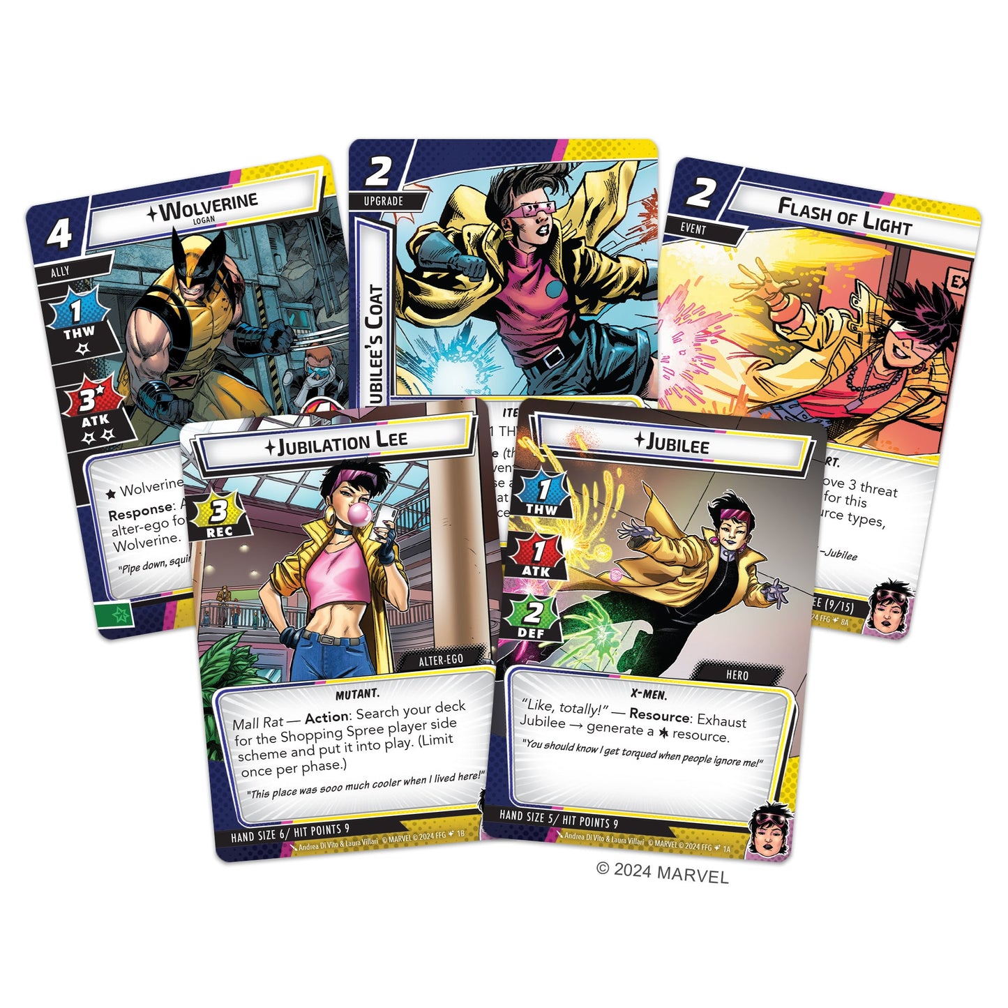 Marvel Champions: The Card Game - Jubilee Hero Pack - Board game mở rộng - Fantasy Flight Games - Góc nhìn khác 3