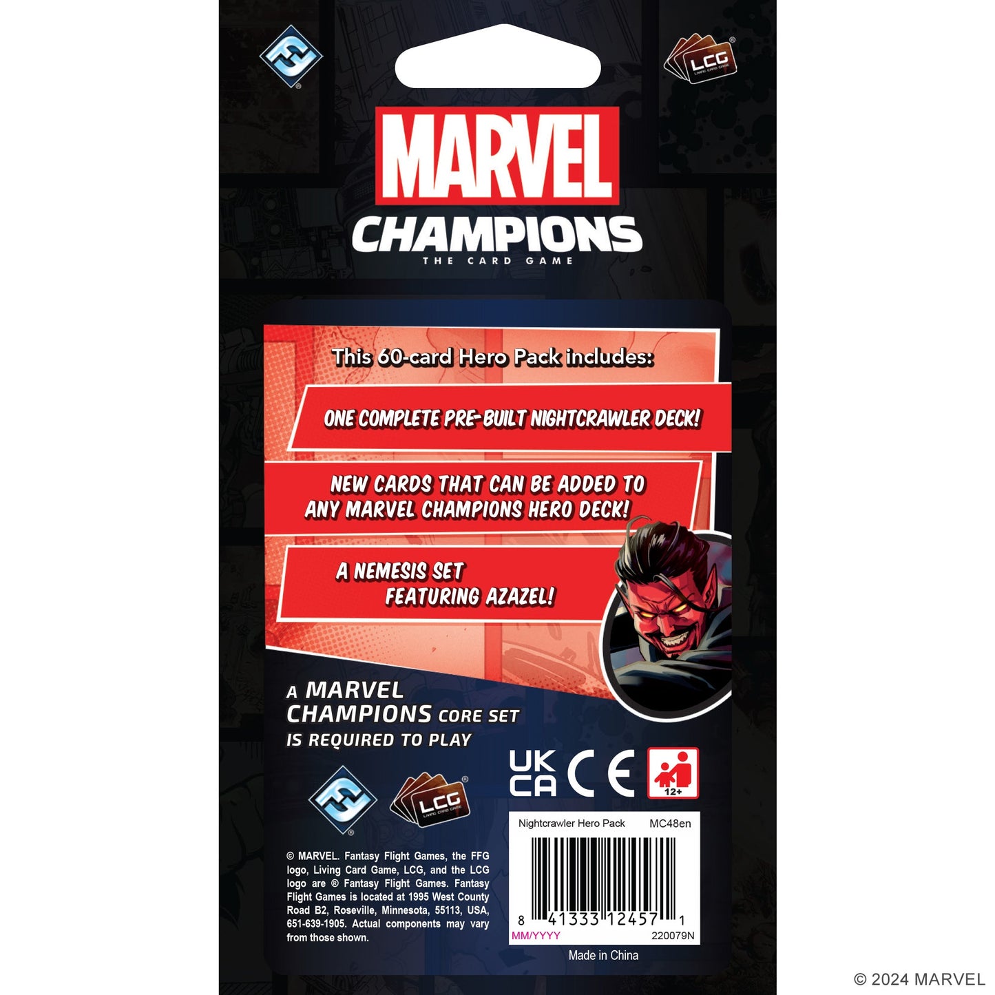 Marvel Champions: The Card Game - Nightcrawler Hero Pack - Board Game Thẻ Bài Chiến Thuật - Fantasy Flight Games - Hình ảnh chi tiết 2