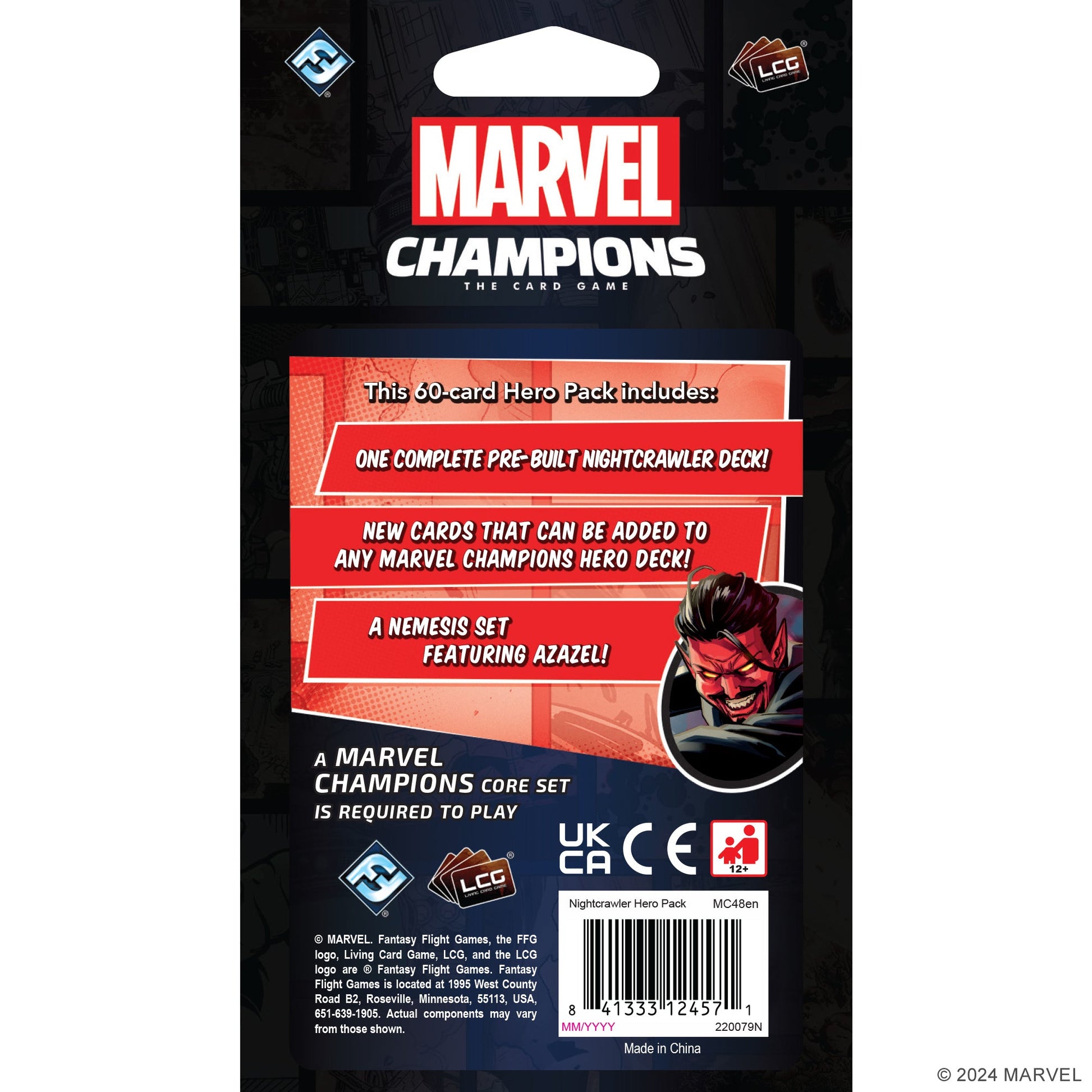 Marvel Champions: The Card Game - Nightcrawler Hero Pack - Board Game Thẻ Bài Chiến Thuật - Fantasy Flight Games - Hình ảnh chi tiết 2