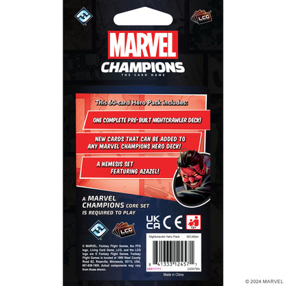Marvel Champions: The Card Game - Nightcrawler Hero Pack - Board Game Thẻ Bài Chiến Thuật - Fantasy Flight Games - Hình ảnh chi tiết 2