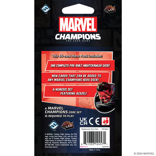 Marvel Champions: The Card Game - Nightcrawler Hero Pack - Board Game Thẻ Bài Chiến Thuật - Fantasy Flight Games - Hình ảnh chi tiết 2