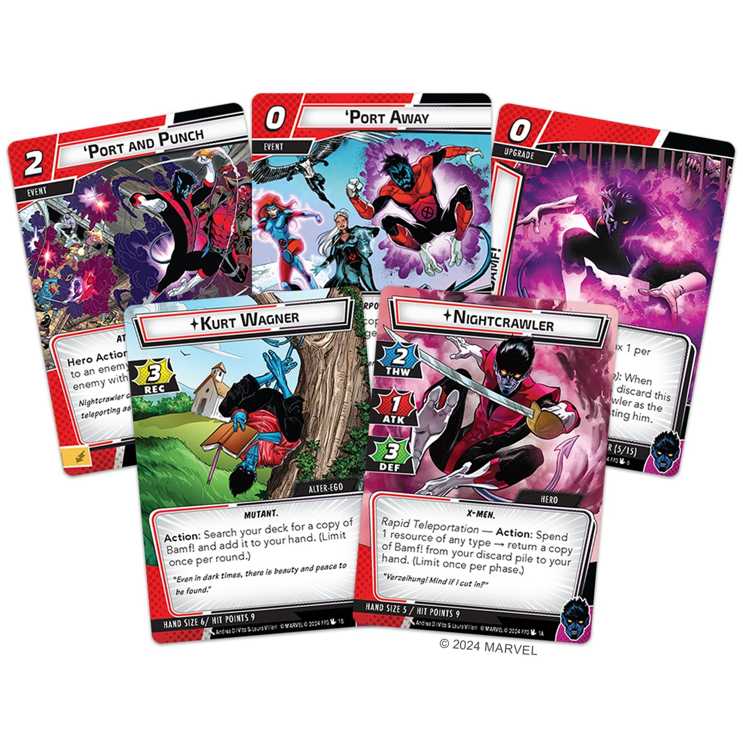 Marvel Champions: The Card Game - Nightcrawler Hero Pack - Board Game Thẻ Bài Chiến Thuật - Fantasy Flight Games - Góc nhìn khác 3