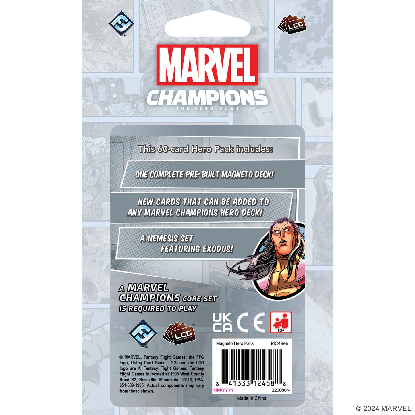Marvel Champions: The Card Game - Magneto Hero Pack Board Game Thẻ Bài Chiến Thuật Fantasy Flight Games