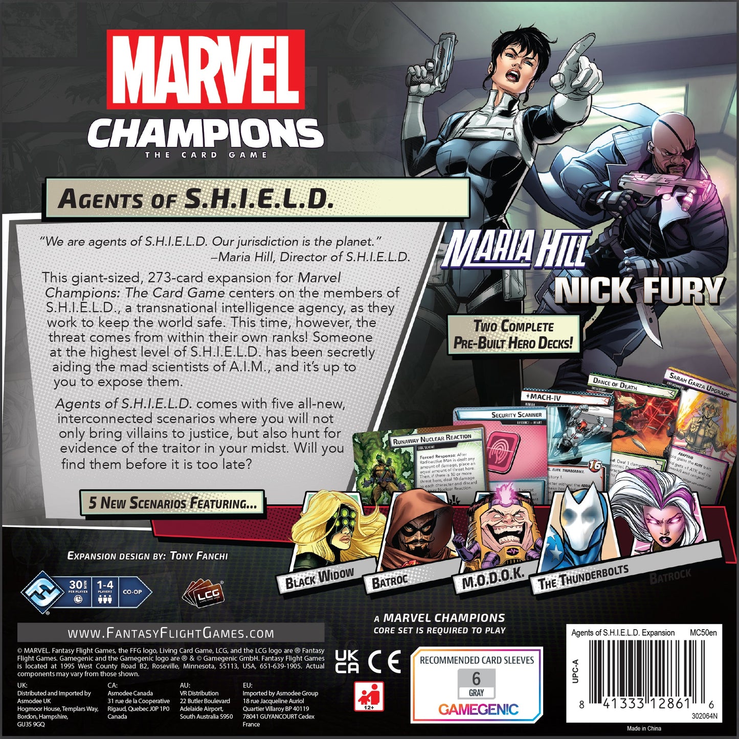 Marvel Champions: The Card Game – Agents of S.H.I.E.L.D Expansion - Bản Mở Rộng Board Game - Fantasy Flight Games - Góc nhìn khác 3