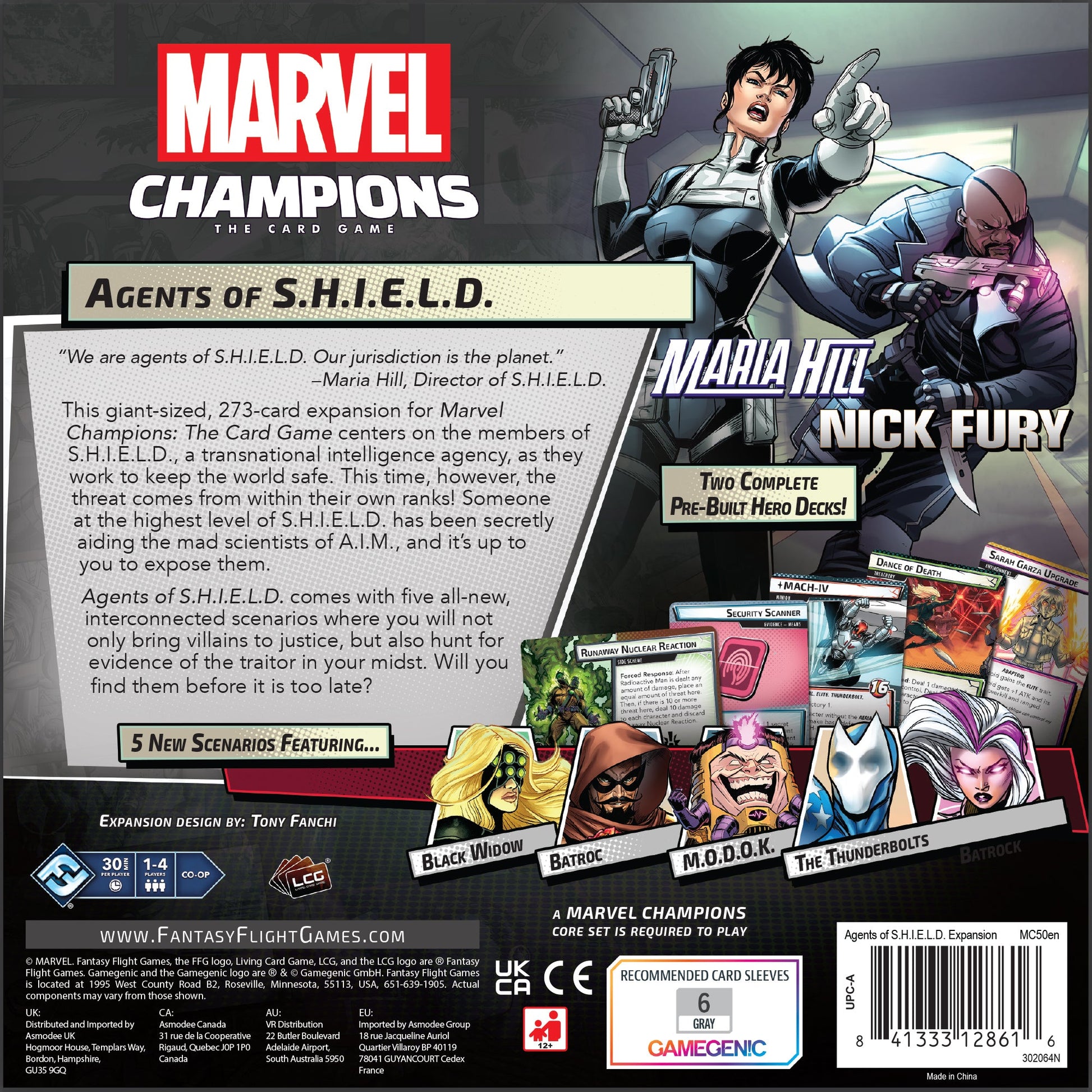 Marvel Champions: The Card Game – Agents of S.H.I.E.L.D Expansion - Bản Mở Rộng Board Game - Fantasy Flight Games - Góc nhìn khác 3