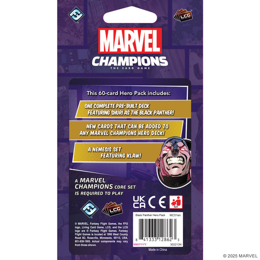 Marvel Champions: The Card Game – Black Panther Hero Pack - Bản mở rộng anh hùng - Fantasy Flight Games - Hình ảnh chi tiết 2