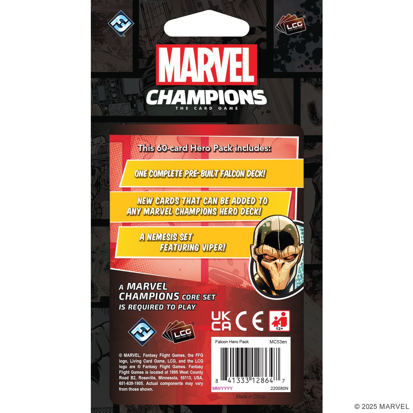 Marvel Champions: The Card Game - Falcon Hero Pack - Bộ Bài Mở Rộng - Fantasy Flight Games