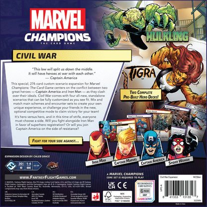 Marvel Champions: The Card Game - Civil War Expansion | Board Game Mở Rộng Thẻ Bài Chiến Thuật | Fantasy Flight Games - Hình ảnh bổ sung 5