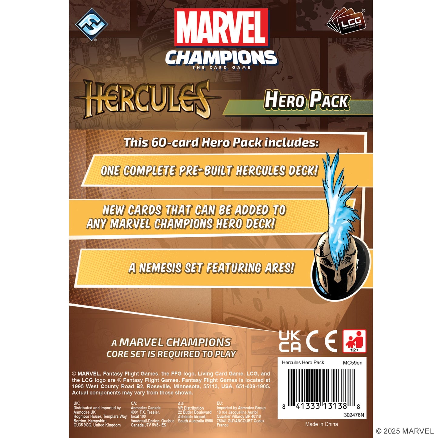 Marvel Champions: The Card Game - Hercules Hero Pack - Bộ Mở Rộng Board Game Thẻ Bài - Fantasy Flight Games - Góc nhìn khác 3
