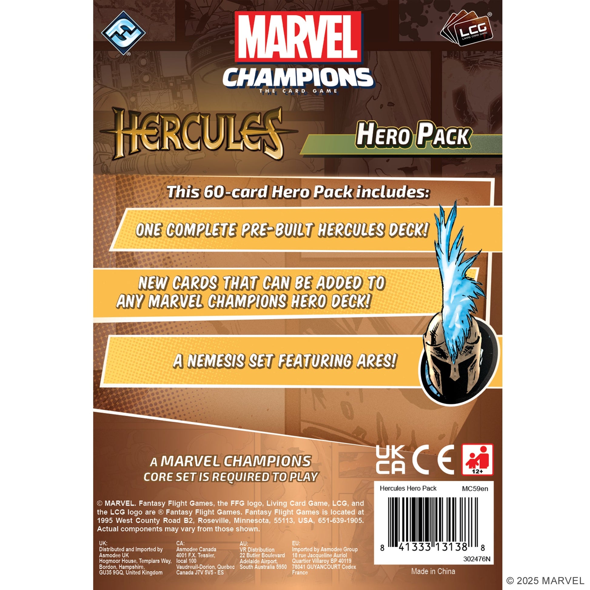 Marvel Champions: The Card Game - Hercules Hero Pack - Bộ Mở Rộng Board Game Thẻ Bài - Fantasy Flight Games - Góc nhìn khác 3