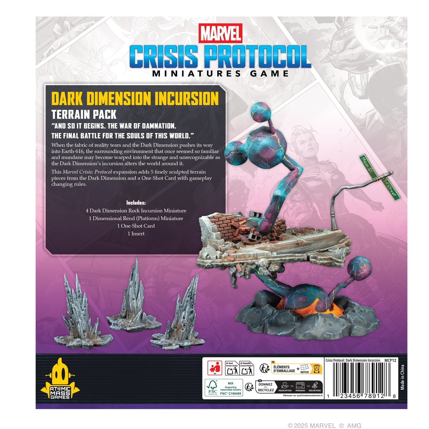 Marvel: Crisis Protocol - Dark Dimension Incursion Terrain Pack