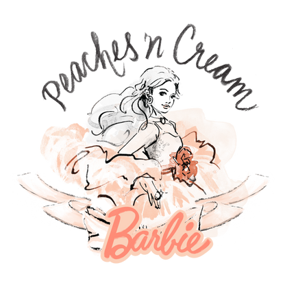 Barbie Peaches 'n Cream Mauve Hoodie