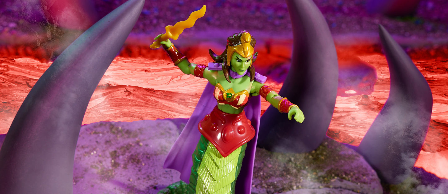 Masters of the Universe Origins Lady Slither Action Figure - Mô Hình Nữ Hoàng Rắn Snake Men - Mattel HPL12