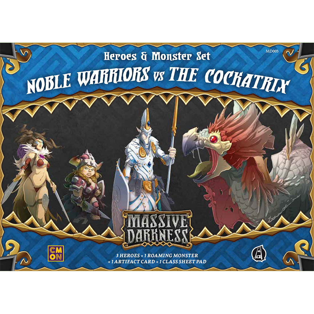 Massive Darkness: Noble Warriors vs The Cockatrix - Bản mở rộng Board Game - CMON - Hình ảnh chi tiết 2