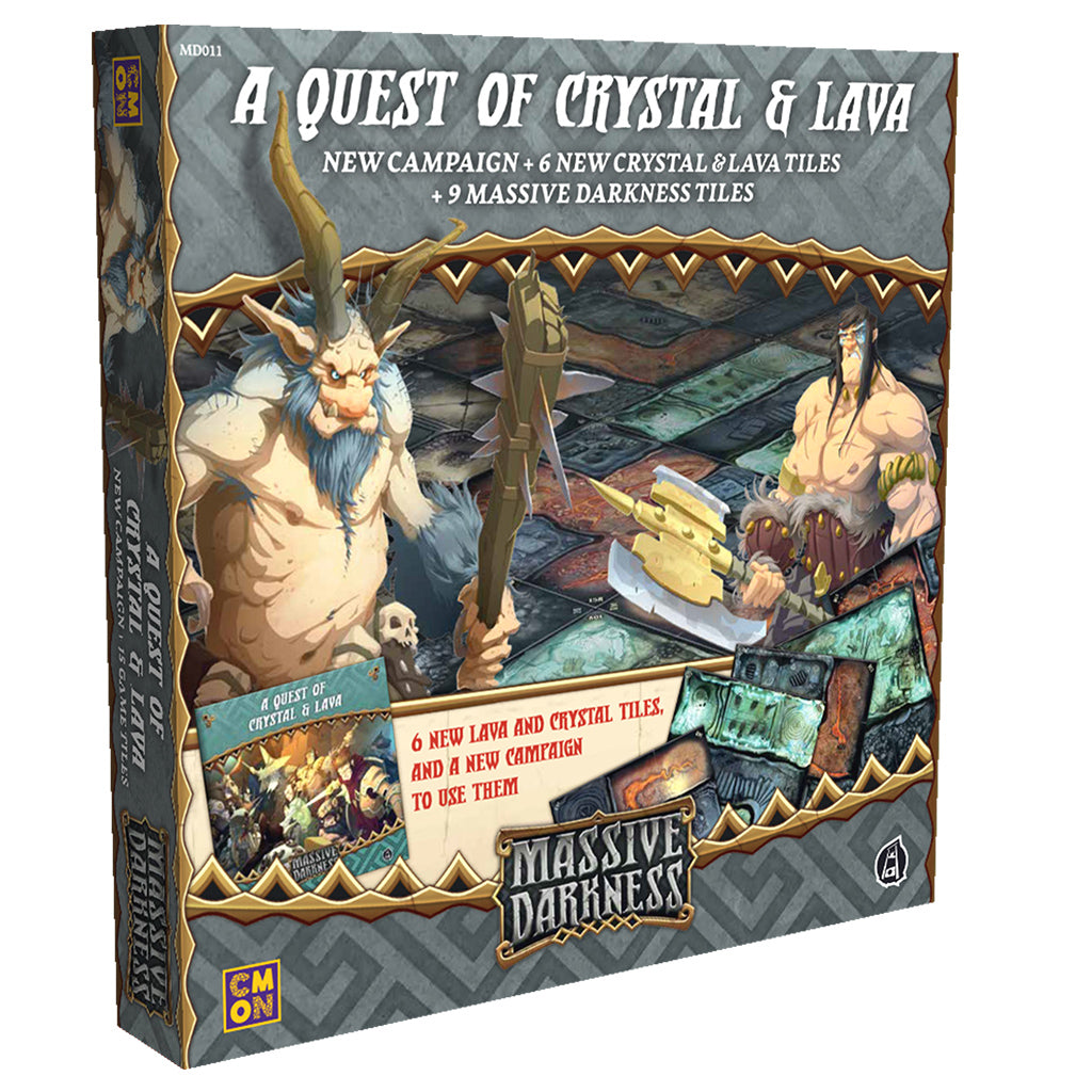 Massive Darkness: A Quest of Crystal and Lava - Bản mở rộng Board Game - CMON - Hình ảnh sản phẩm