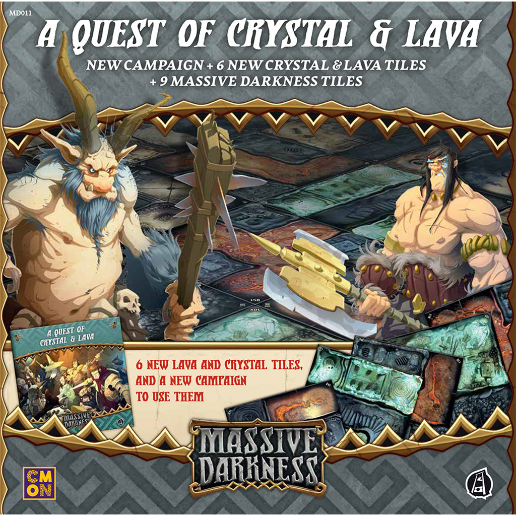 Massive Darkness: A Quest of Crystal and Lava - Bản mở rộng Board Game - CMON - Hình ảnh chi tiết 2