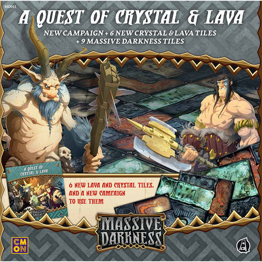 Massive Darkness: A Quest of Crystal and Lava - Bản mở rộng Board Game - CMON