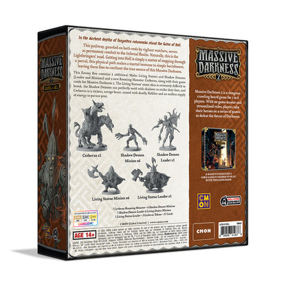 Massive Darkness 2 Gates of Hell Enemy Box Board Game Expansion - Bộ Mở Rộng Board Game Nhập Vai - CMON
